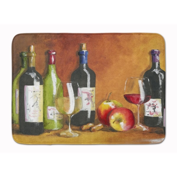 Carolines Treasures Wine by Malenda Trick Machine Washable Memory Foam Mat TMTR300ARUG - main